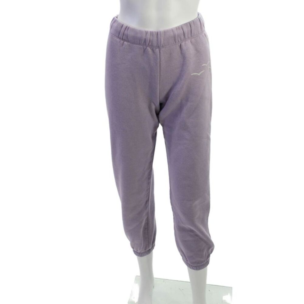 Lazypants Unisex Adults Sweatpants Purple Cotton Pull On Size XS